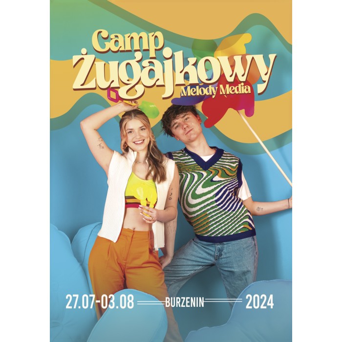 Plakat Kamil i Julka - CAMP 27.07-03.08